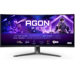 Фото AOC 34" AG346UCD OLED Curved 3440х1440,0.03мс,1.5млн:1,1000кд/м2,175Гц,DP/HDMI,USB, Аудіовихід,2*3Вт