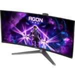 Фото AOC 34" AG346UCD OLED Curved 3440х1440,0.03мс,1.5млн:1,1000кд/м2,175Гц,DP/HDMI,USB, Аудіовихід,2*3Вт #3