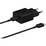 Мережевий ЗП Samsung Power Adapter EP-T1510XBEGEU Black, USB-C, 15W, Type-C cable - фото