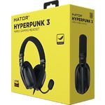 Фото HATOR Hyperpunk 3 USB Hi-Res Black (ESH10) Ігрова гарнітура