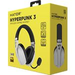 Зображення HATOR Hyperpunk 3 Hi-Res wireless white (ESH16) Ігрова гарнітура, SyncHUB connection Фото HATOR Hyperpunk 3 Hi-Res wireless white (ESH16) Ігрова гарнітура, SyncHUB connection
