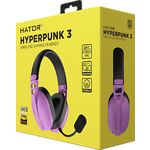 Фото HATOR Hyperpunk 3 Hi-Res wireless cyber violet (ESH19) Ігровая гарнітура, SyncHUB connection