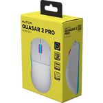 Фото Мишка HATOR Quasar 2 PRO Wireless White/cyan (HTM561WC)