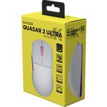 Фото Мишка HATOR Quasar 2 ULTRA 4K Wireless White/lilac (HTM571WL)