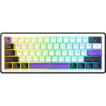 Фото Клавіатура HATOR Hellyberry HK60 wireless White-Violet механічна