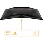 Фото AOC 32" C32G42ZE, VA 1920x1080, 240Гц, 4мс, 3500:1, 300кд/м2, HDMI/DP #8