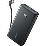 Зовнішній акумулятор Power Bank ANKER A110EH11 Black, 20000mAh, QC/PD, 22.5W, USB-C Cable - фото