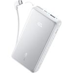 Зовнішній акумулятор Power Bank ANKER A110EH21 White, 20000mAh, QC/PD, 22.5W, USB-C Cable - фото