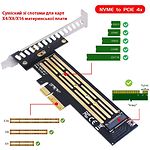 Зображення Контролер Dynamode PCI-Ex4- M.2 M-key, PCI-Ex4 3.0, M.2 NVMe M-Key SSD #6 Фото Контролер Dynamode PCI-Ex4- M.2 M-key, PCI-Ex4 3.0, M.2 NVMe M-Key SSD #6
