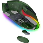 Фото Мишка RAZER Basilisk V3 PRO Wireless 35K Phantom Green (RZ01-05240300-R3G1) #4