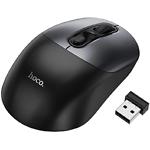 Мишка HOCO GM28 Wireless Black-Gray (6942007619684) - фото