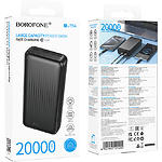 Зображення Зовнішній акумулятор Power Bank BOROFONE BJ78A Clever Black (6941991121494) 20000mAh, 10W #1 Фото Зовнішній акумулятор Power Bank BOROFONE BJ78A Clever Black (6941991121494) 20000mAh, 10W #1