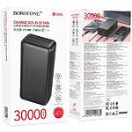 Фото Зовнішній акумулятор Power Bank BOROFONE BJ80B Clever Black (6941991121630) 30000mAh,QC3.0,22W+PD20W #1