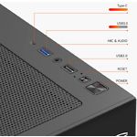 Зображення Корпус PCCOOLER CPS C3 T700 ARGB BK (C3-T700BKD401-GL) без БЖ, ATX/Micro ATX, 420*285*400мм #5 Фото Корпус PCCOOLER CPS C3 T700 ARGB BK (C3-T700BKD401-GL) без БЖ, ATX/Micro ATX, 420*285*400мм #5