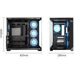 Зображення Корпус PCCOOLER CPS C3 T700 ARGB BK (C3-T700BKD401-GL) без БЖ, ATX/Micro ATX, 420*285*400мм #4 Фото Корпус PCCOOLER CPS C3 T700 ARGB BK (C3-T700BKD401-GL) без БЖ, ATX/Micro ATX, 420*285*400мм #4