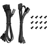 Фото Вентилятор 120мм Deepcool FL12SE 3IN1 Black (R-FL12SE-BKAPN3-G) набір 3шт, HB, 400-1900 RPM±10% #2