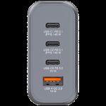 Фото Мережевий ЗП Verbatim (32203) Black, GaN 140W, USB-A 18W QC 3.0 + 3*USB-C PD3.0 140W/140W/20W #2