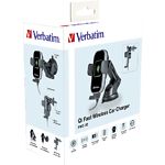 Фото Автомобільний зарядний пристрій Verbatim FWC-02 (49553) Qi Fast 15W бездротовий