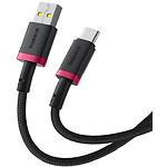 Фото Кабель Baseus P10377802U01-01 Dura USB/Type-C, 60W, 1м, Red+Black #4
