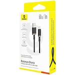 Фото Кабель Baseus P10377802U01-00 Dura USB/Type-C, 60W, 1м, Gold+Black #1