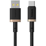 Фото Кабель Baseus P10377802U01-00 Dura USB/Type-C, 60W, 1м, Gold+Black #2
