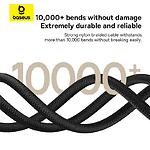 Фото Кабель Baseus P10377802U01-00 Dura USB/Type-C, 60W, 1м, Gold+Black #13