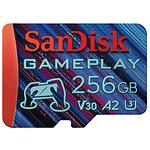 Зображення microSD XC 256 GB SanDisk GamePlay A2 V30 C10 UHS-I U3 (SDSQXAV-256G-GN6XN) без адаптера,190/130MB/s Фото microSD XC 256 GB SanDisk GamePlay A2 V30 C10 UHS-I U3 (SDSQXAV-256G-GN6XN) без адаптера,190/130MB/s