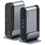Зображення Концентратор HUB USB 3.1 Baseus B00532304811-00 Gray,Type-C->2*HDMI+3/2/2*USB3/2/C+PD+RJ45+SD+Ауд+DC #3 Фото Концентратор HUB USB 3.1 Baseus B00532304811-00 Gray,Type-C->2*HDMI+3/2/2*USB3/2/C+PD+RJ45+SD+Ауд+DC #3