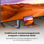 Зображення Концентратор HUB USB 3.1 Baseus B00532304811-00 Gray,Type-C->2*HDMI+3/2/2*USB3/2/C+PD+RJ45+SD+Ауд+DC #13 Фото Концентратор HUB USB 3.1 Baseus B00532304811-00 Gray,Type-C->2*HDMI+3/2/2*USB3/2/C+PD+RJ45+SD+Ауд+DC #13