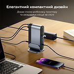 Зображення Концентратор HUB USB 3.1 Baseus B00532304811-00 Gray,Type-C->2*HDMI+3/2/2*USB3/2/C+PD+RJ45+SD+Ауд+DC #15 Фото Концентратор HUB USB 3.1 Baseus B00532304811-00 Gray,Type-C->2*HDMI+3/2/2*USB3/2/C+PD+RJ45+SD+Ауд+DC #15