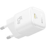 Фото Мережевий ЗП Baseus P10176800213-00 Moon-White PicoGo GaN Fast Charger, Type-C, PD 45W, QC #5