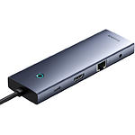 Фото Концентратор HUB USB 3.1 Baseus B0005280C811-00 Gray, Type-C -> HDMI+VGA+3*USB3.0+PD+RJ45+SD+Аудио #5
