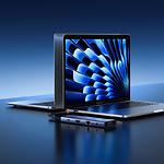 Фото Концентратор HUB USB 3.1 Baseus B0005280C811-00 Gray, Type-C -> HDMI+VGA+3*USB3.0+PD+RJ45+SD+Аудио #9