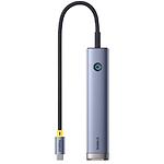 Зображення Концентратор HUB USB 3.1 Baseus B00052803811-02 Gray, Type-C -> HDMI + 2*USB3.0 + PD + SD + Аудио #2 Фото Концентратор HUB USB 3.1 Baseus B00052803811-02 Gray, Type-C -> HDMI + 2*USB3.0 + PD + SD + Аудио #2