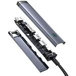 Зображення Концентратор HUB USB 3.1 Baseus B00052803811-02 Gray, Type-C -> HDMI + 2*USB3.0 + PD + SD + Аудио #4 Фото Концентратор HUB USB 3.1 Baseus B00052803811-02 Gray, Type-C -> HDMI + 2*USB3.0 + PD + SD + Аудио #4