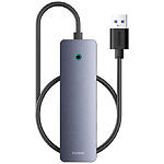 Фото Концентратор HUB USB 3.0 Baseus UltraJoy B0005280B811-01 Black, 0.5м cable, USB-A -> 4*USB3.0+Type-C