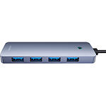 Фото Концентратор HUB USB 3.0 Baseus UltraJoy B0005280B811-01 Black, 0.5м cable, USB-A -> 4*USB3.0+Type-C #5
