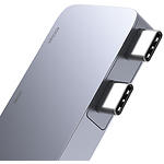 Зображення Концентратор HUB USB 3.1 Baseus B00052801811-04 Gray, Dual Type-C -> HDMI + 3*USB3.0 + USB-C 40Gbps #6 Фото Концентратор HUB USB 3.1 Baseus B00052801811-04 Gray, Dual Type-C -> HDMI + 3*USB3.0 + USB-C 40Gbps #6