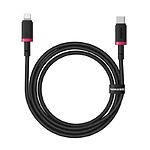 Фото Кабель Baseus P10377800U01-01 Dura Charging Cable Type-C/Lightning, 20W, 1м, Gray+Black