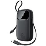 Зображення Зовнішній акумулятор Power Bank Baseus (E0028D00) EnerFill FC31 Qpow 3 Black 20000mAh,QC,45W,2 cable Фото Зовнішній акумулятор Power Bank Baseus (E0028D00) EnerFill FC31 Qpow 3 Black 20000mAh,QC,45W,2 cable