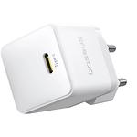 Зображення Мережевий ЗП Baseus E0116400 White, Palm Fast Charger, Type-C, 20W, 1м Cable Lightning #3 Фото Мережевий ЗП Baseus E0116400 White, Palm Fast Charger, Type-C, 20W, 1м Cable Lightning #3