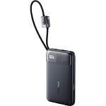 Фото Зовнішній акумулятор Power Bank Baseus (E0027R04) EnerFill FC11 Black, 10000mAh, QC, 22.5W, 2 cable