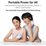 Фото Зовнішній акумулятор Power Bank Baseus (E0027R04) EnerFill FC11 Black, 10000mAh, QC, 22.5W, 2 cable #3