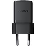 Зображення Мережевий ЗП Baseus E0116401 Black, Palm Fast Charger, Type-C, 20W, 1м Cable Lightning #2 Фото Мережевий ЗП Baseus E0116401 Black, Palm Fast Charger, Type-C, 20W, 1м Cable Lightning #2