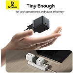 Зображення Мережевий ЗП Baseus E0116401 Black, Palm Fast Charger, Type-C, 20W, 1м Cable Lightning #10 Фото Мережевий ЗП Baseus E0116401 Black, Palm Fast Charger, Type-C, 20W, 1м Cable Lightning #10