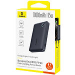 Фото Зовнішній акумулятор Power Bank Baseus (P1008210C123-00) EnerFill FP11 Black,10000mAh,15W,USB-C cbl #1