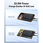 Зображення Зовнішній акумулятор Power Bank Baseus (P1008210D123-00) EnerFill FP21 Black,10000mAh,22.5W,USBC cbl #11 Фото Зовнішній акумулятор Power Bank Baseus (P1008210D123-00) EnerFill FP21 Black,10000mAh,22.5W,USBC cbl #11