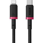 Фото Кабель Baseus P10377800U01-03 Dura Charging Cable Type-C/Lightning, 20W, 2м, Red+Black #2