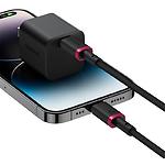 Фото Кабель Baseus P10377800U01-03 Dura Charging Cable Type-C/Lightning, 20W, 2м, Red+Black #5