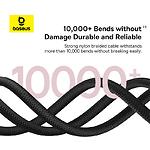 Фото Кабель Baseus P10377800U01-03 Dura Charging Cable Type-C/Lightning, 20W, 2м, Red+Black #12